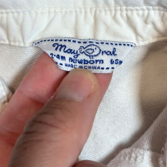 Mayoral Button Up With Attached Vest Airplane Button Size Newborn - Picture 4 of 6